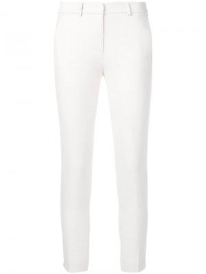 Укороченные облегающие брюки Blanca. Цвет: розовый