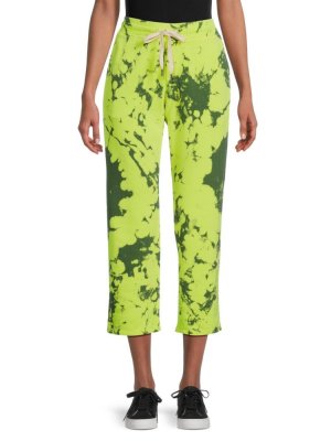 Укороченные брюки с абстрактным принтом Venice Nsf, цвет Citrine Dye NSF