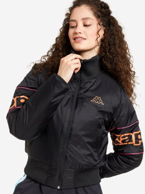 Куртка утепленная женская , Черный, размер 50-52 Kappa. Цвет: черный