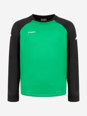 Джемпер футбольный для мальчиков , Зеленый, размер 170 Demix. Цвет: зеленый