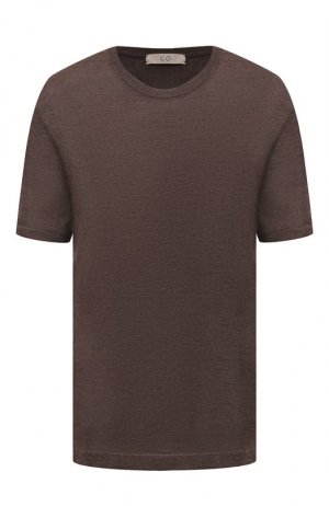 Кашемировая футболка Co. Цвет: коричневый