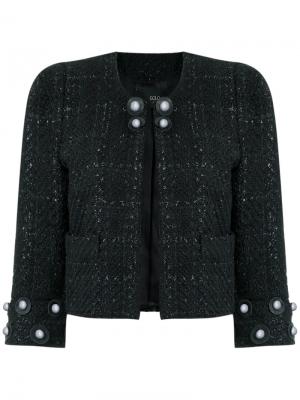Tweed jacket Andrea Bogosian. Цвет: чёрный