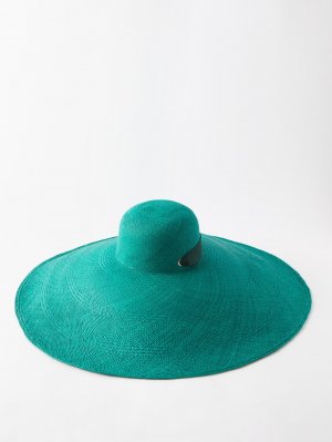Соломенная шляпа haute beach lady ibiza , зеленый Sensi Studio