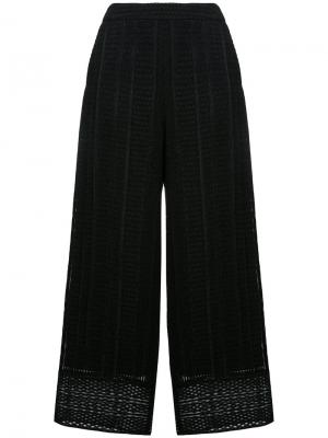 Расклешенные брюки Goen.J. Цвет: черный