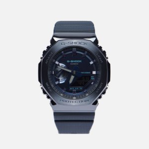 Наручные часы G-SHOCK GM-2100N-2A Metal Covered CasiOak CASIO. Цвет: синий