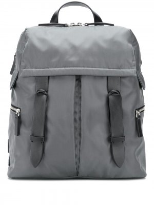 Рюкзак с пряжками Orciani. Цвет: серый