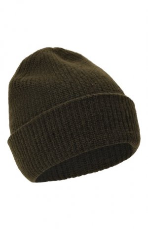 Кашемировая шапка Tegin. Цвет: хаки