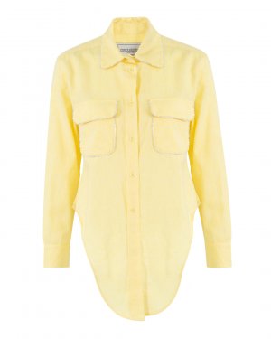 Рубашка Forte Dei Marmi Couture. Цвет: желтый