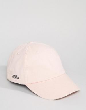 Потертая кепка Dead Vintage. Цвет: розовый