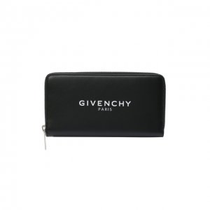 Кожаное портмоне Givenchy. Цвет: чёрный