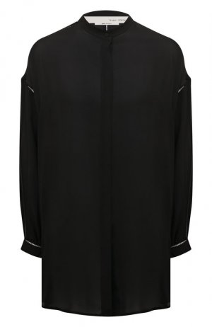 Шелковая блузка Isabel Benenato. Цвет: чёрный