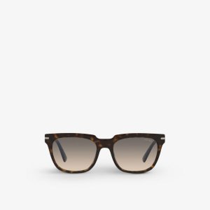 Солнцезащитные очки-подушки PR 04YS из ацетата , коричневый Prada