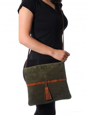 Женская сумка-мессенджер из натуральной кожи Sergio Giorgianni