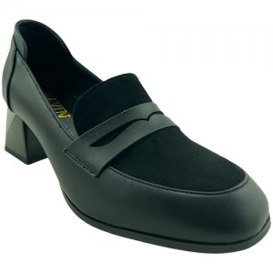 Туфли женские комбинированные верх-декоративная накладка (4263) HAVIN. Цвет: черный