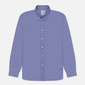 Мужская рубашка Giza Oxford B.D. uniform experiment. Цвет: голубой