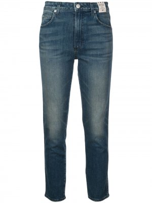 Укороченные джинсы Stix AMO. Цвет: синий