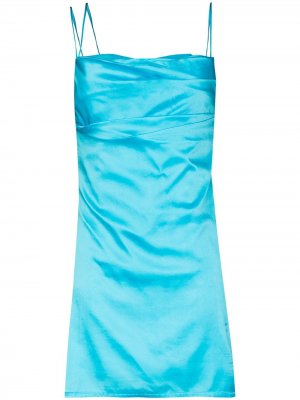 Платье мини Frisco De La Vali. Цвет: синий