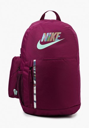 Рюкзак и пенал Nike Y NK ELMNTL BKPK-GFX. Цвет: фиолетовый