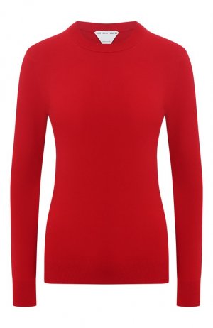 Пуловер из вискозы Bottega Veneta. Цвет: красный