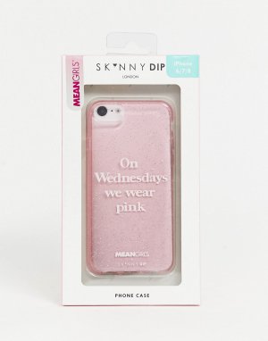 Чехол для iPhone x Mean Girls on Wednesday we wear pink-Розовый Skinnydip
