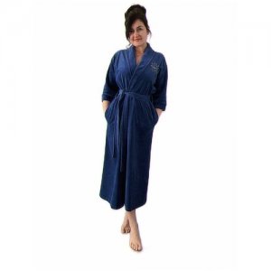 Халат велюровый АР Текстиль женский / домашний одежда для дома банный махровый размер 52 Россия