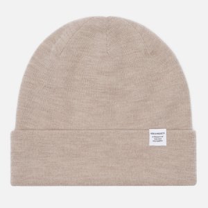 Шапка Norse Top Beanie Projects. Цвет: бежевый