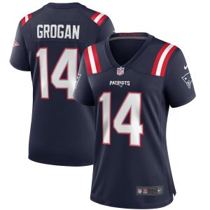 Женская майка Steve Grogan Navy New England Patriots Game Retired Player Nike