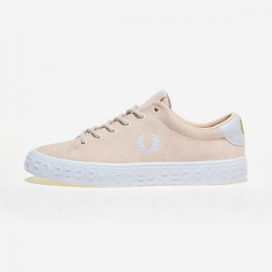 Lotty Suede/Brand Foxing B5312-Шелковисто-персиковый/белый (R33) Fred Perry