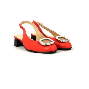Туфли женские,, размер 41, красный, натуральная кожа Brunate. Цвет: красный