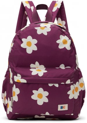 Детский фиолетовый рюкзак с большим цветком по всему периметру Bobo Choses