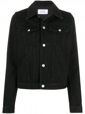 Джинсовая куртка с логотипом Givenchy. Цвет: черный