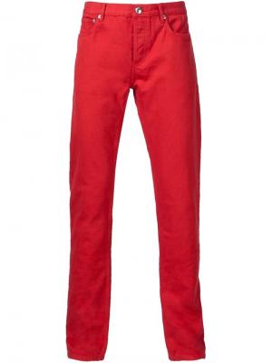 Классические брюки-чинос A.P.C.. Цвет: красный