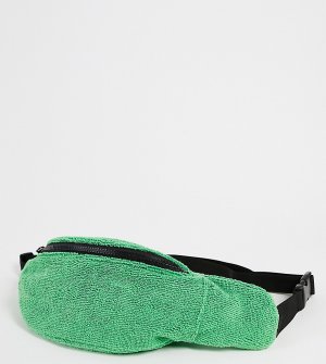 Зеленая махровая сумка-кошелек на пояс Curve-Зеленый цвет ASOS DESIGN