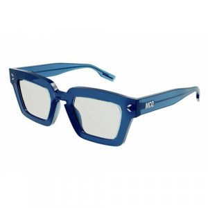 Солнцезащитные очки , синий Alexander McQueen. Цвет: синий