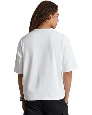 Футболка Relaxed Fit Big Pony Jersey Short Sleeve T-Shirt, белый Polo Ralph Lauren