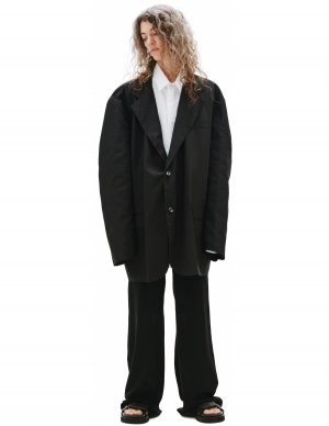Черный оверсайз пиджак Raf Simons