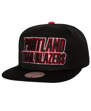 Мужская черная памятная кепка с логотипом проекта НБА 2013 Portland Trail Blazers Mitchell & Ness