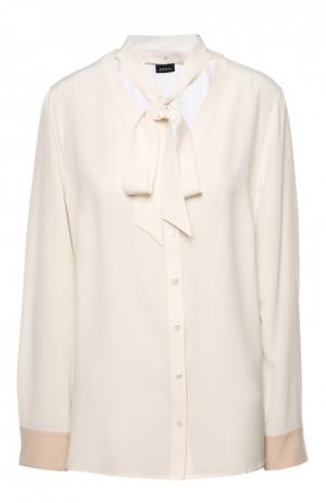 Блуза с воротником Akris. Цвет: белый