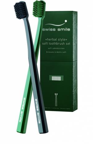 Набор мягких зубных щёток Basel Swiss Smile. Цвет: бесцветный