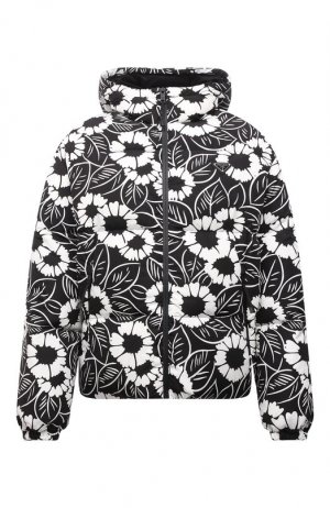 Утепленная куртка Prada. Цвет: чёрно-белый