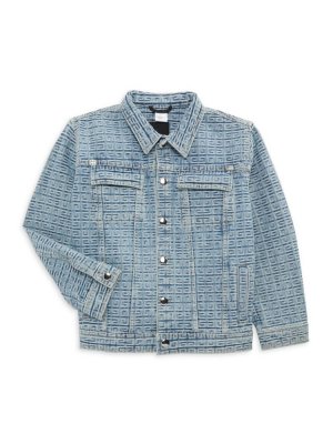 Джинсовая куртка для маленьких мальчиков и , цвет Denim Blue Givenchy