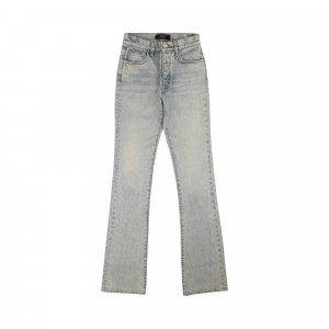 Прямые расклешенные джинсы , Синие Amiri