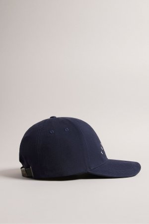 Синяя трикотажная шляпа с логотипом Freddi , синий Ted Baker