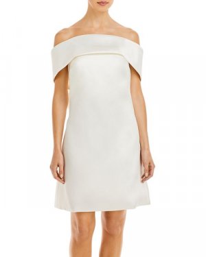 Свободное платье с открытыми плечами , цвет Ivory/Cream Amsale