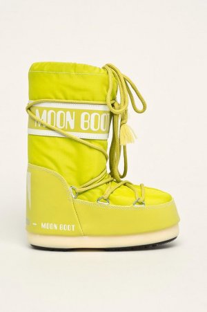 Детские зимние ботинки , зеленый Moon Boot