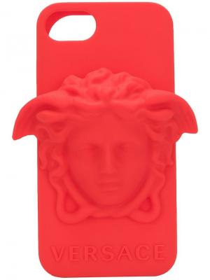 Чехол для iPhone 7/8 Medusa Versace. Цвет: красный