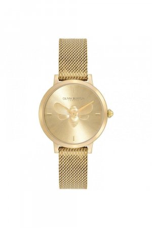 Модные аналоговые кварцевые часы Signature из нержавеющей стали — 24000022 , золото Olivia Burton