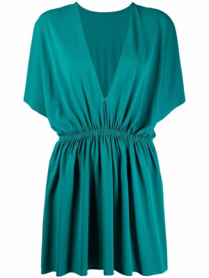 Короткое пляжное платье Sybel Eres. Цвет: зеленый