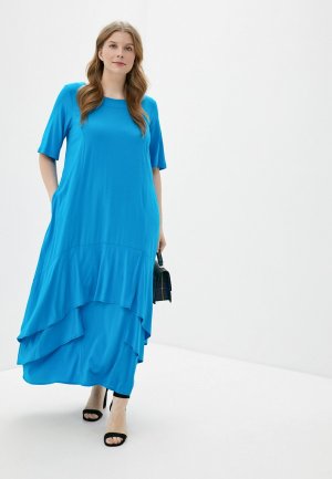 Платье Averistyle. Цвет: голубой