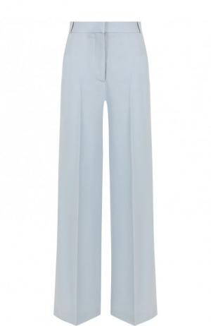 Шерстяные расклешенные брюки со стрелками Stella McCartney. Цвет: голубой